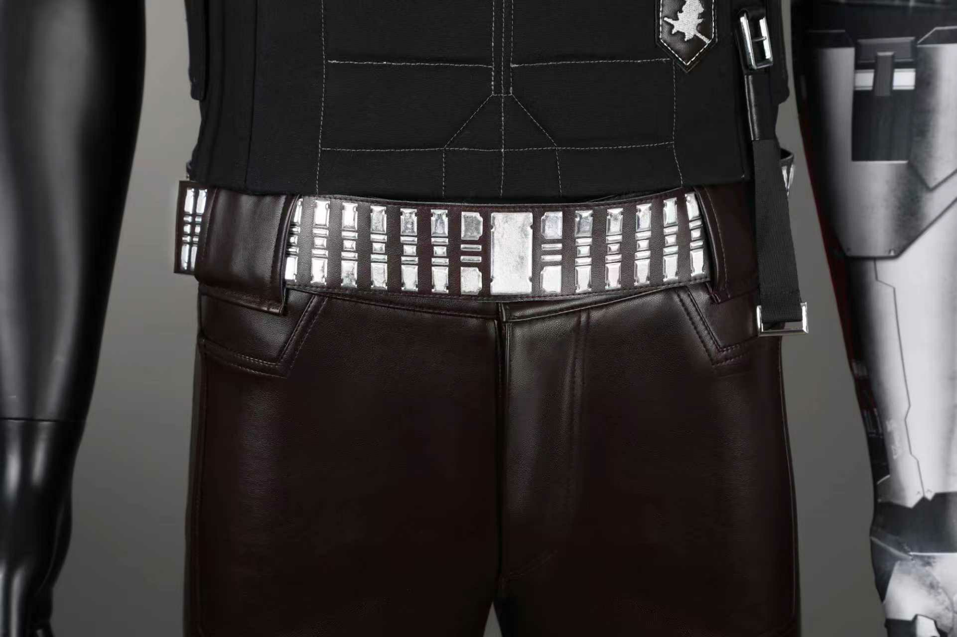 Leather Work Pants - جوني سيلفر هاند أزياء تنكرية لحفلات