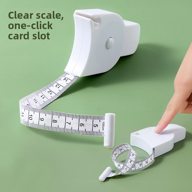 Leatherwork Ruler - شريط قياس منزلي ثلاثي الوظائف لقياس