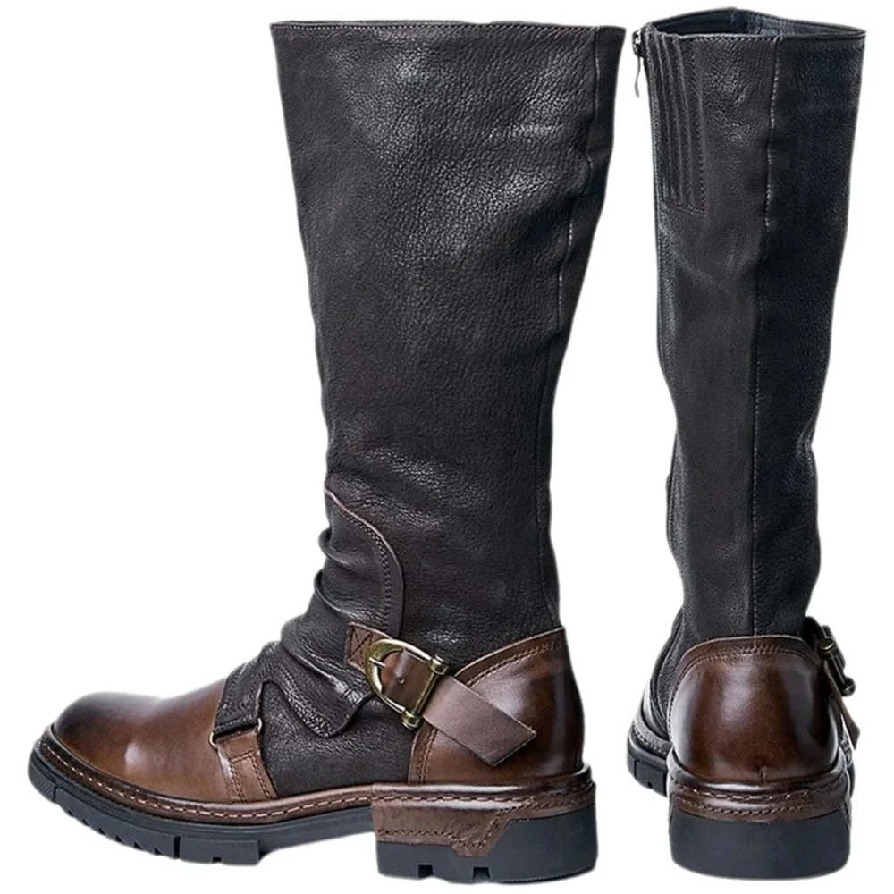 Leather Work Pants - حذاء رجالي من جلد البولي يوريثان