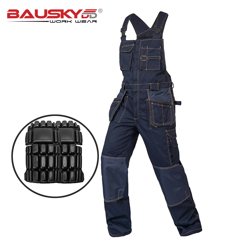 Leather Work Overalls - أفرول العمل متعددة الجيب للرجال مع