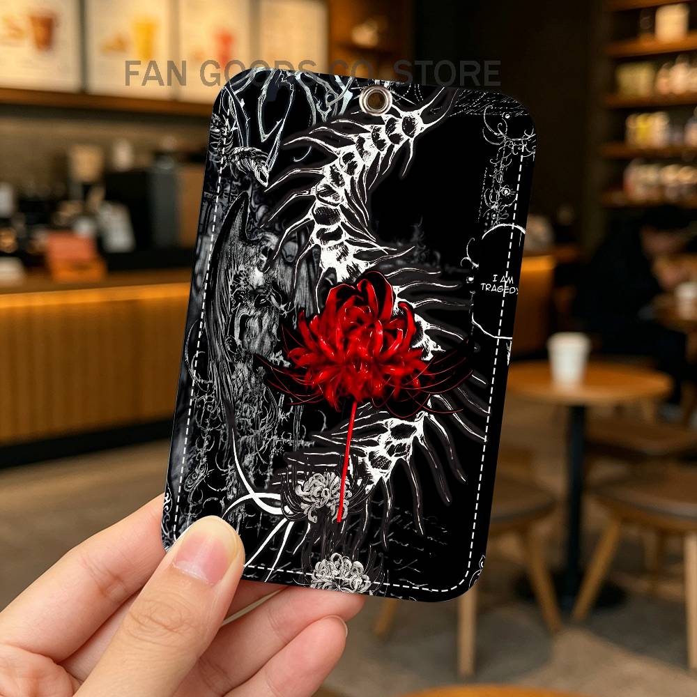 حامل بطاقات ياباني بتصميم زهرة - مراجعة Leather Working وسعره