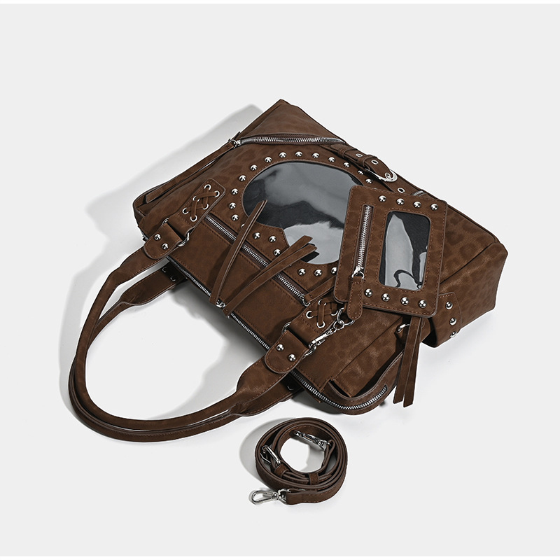 حقيبة يد نسائية كبيرة السعة بن - مراجعة Leatherwork Rivets وسعره