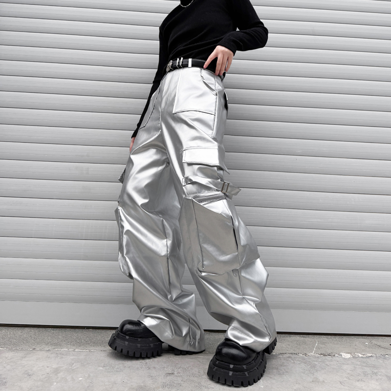 الفضة الجلود بانت الرجال الشار - مراجعة Leather Work Pants وسعره