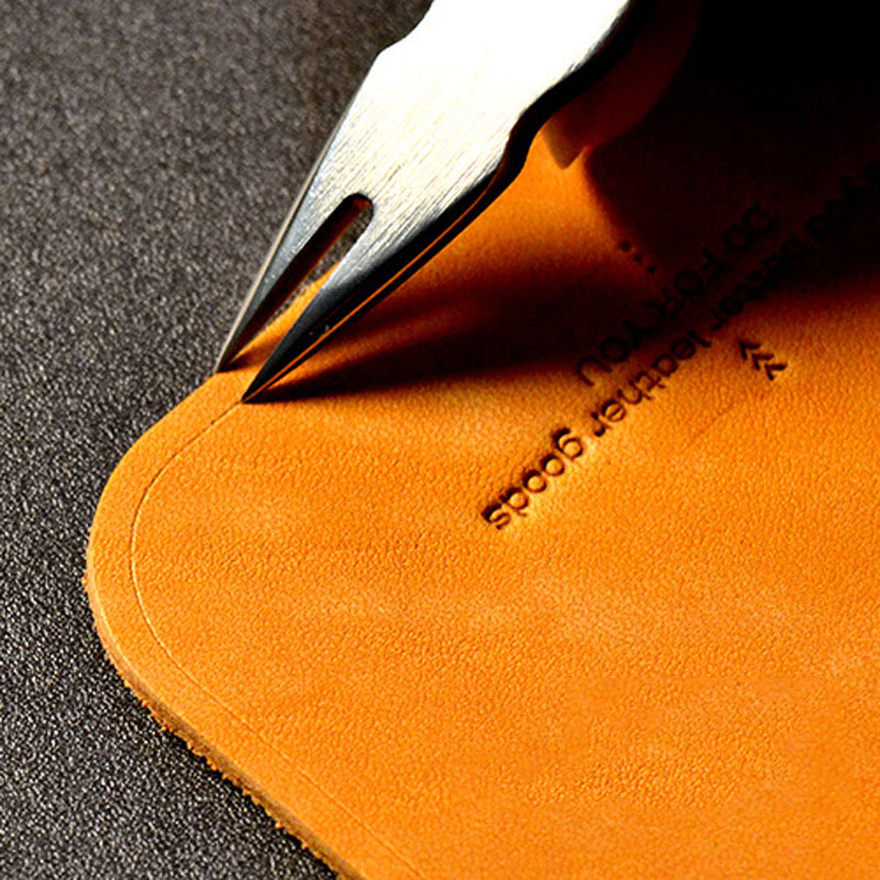 1 قطعة الجلود الضحلة فتحة حافة - مراجعة Leather Work Organiser وسعره