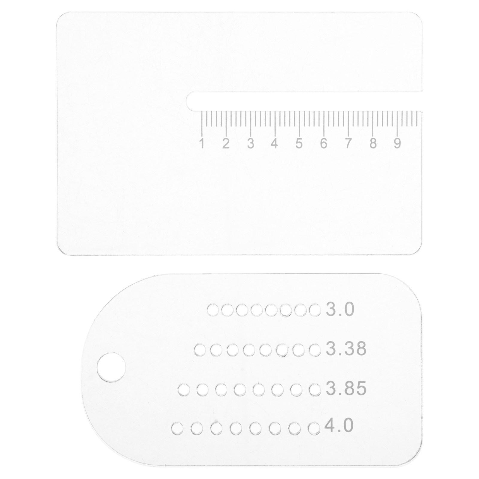 قطعتان من مسطرة قياس المسافات  - مراجعة Leatherwork Ruler وسعره