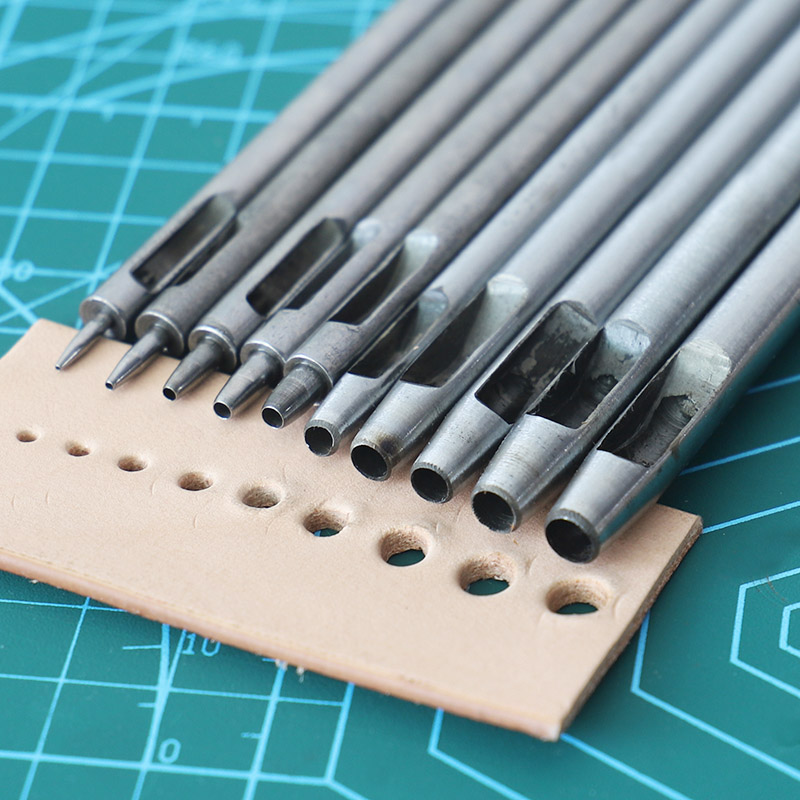 طقم أدوات ثقب الجلد الدوارة 10 - مراجعة Leatherwork Punching Tool وسعره