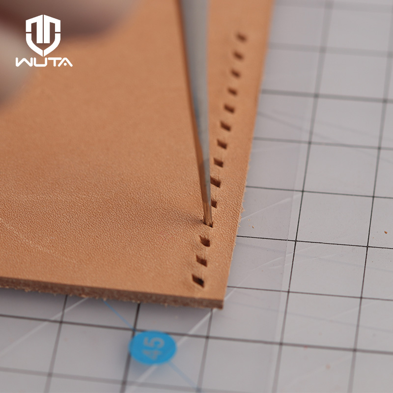 WUTA 2 قطعة الجلود اليد خياطة  - مراجعة Leatherwork Punch وسعره