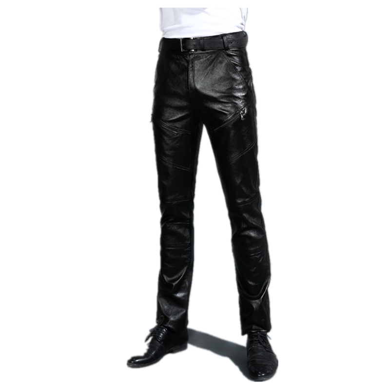 الشباب الرجال السراويل الجلدية - مراجعة Leather Work Pants وسعره