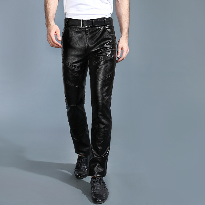 الشباب الرجال السراويل الجلدية - مراجعة Leather Work Pants وسعره