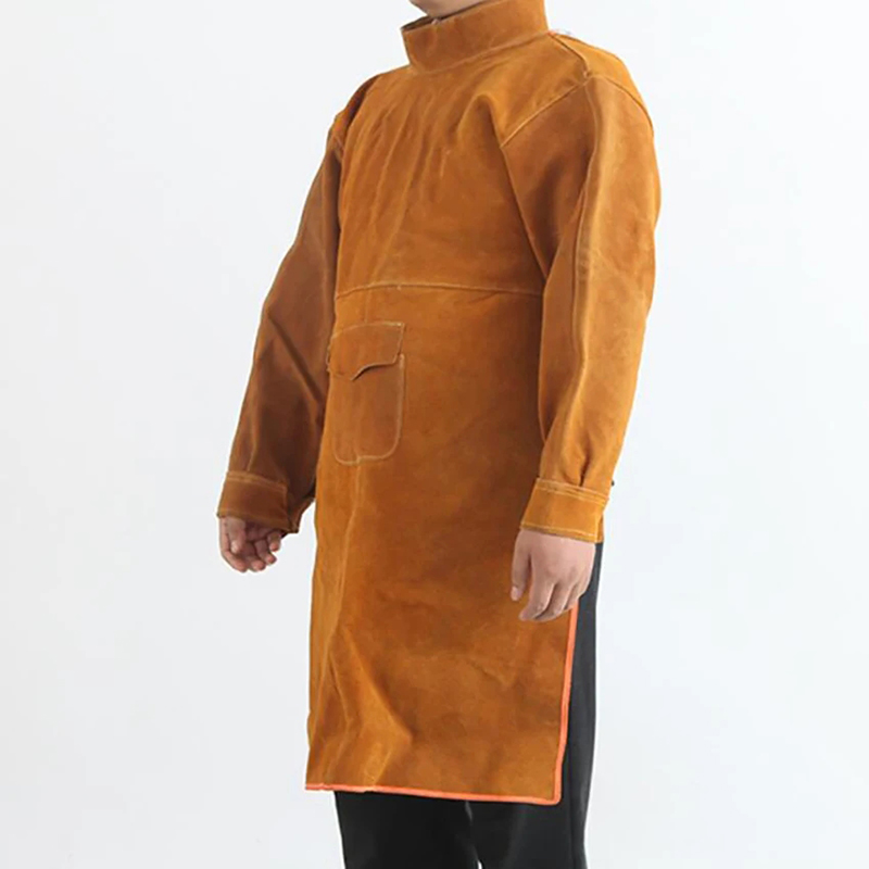 ملابس لحام من جلد البقر، مريلة - مراجعة Leather Work Overalls وسعره