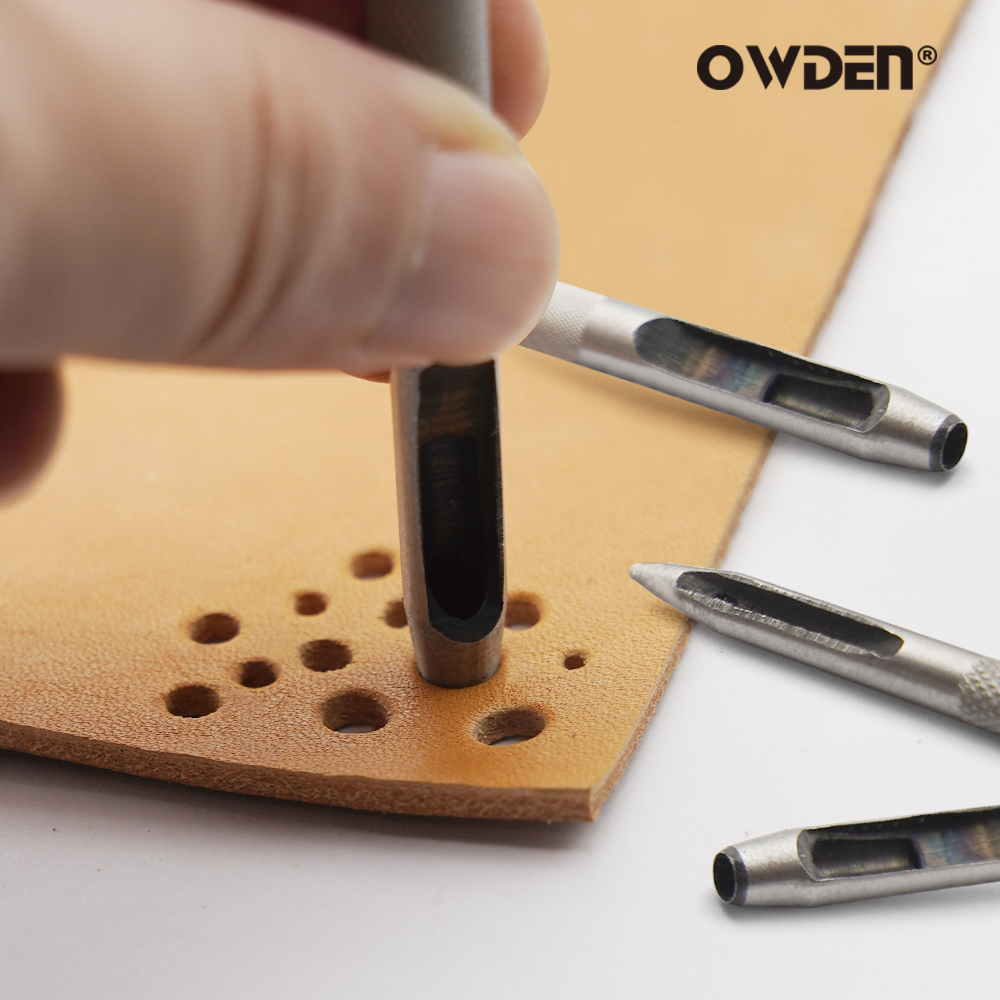 6 قطع من أدوات تثقيب الثقب الج - مراجعة Leatherwork Punching Tool وسعره