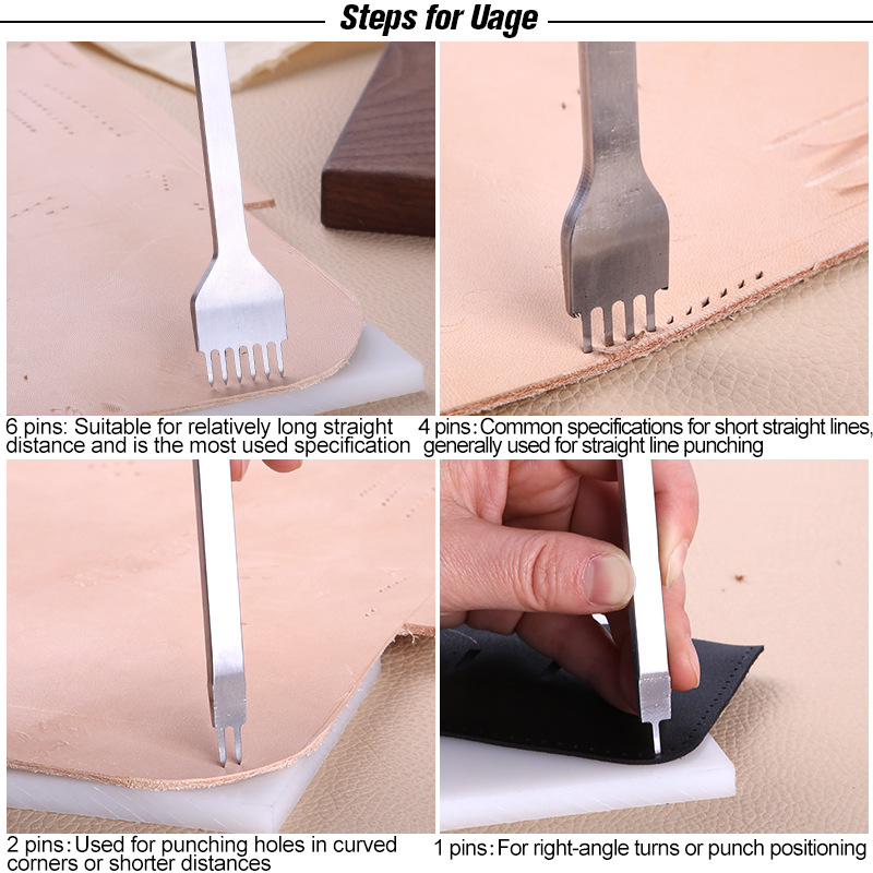 1 قطعة أداة تخريم الجلود سبائك - مراجعة Leatherwork Punching Tool وسعره