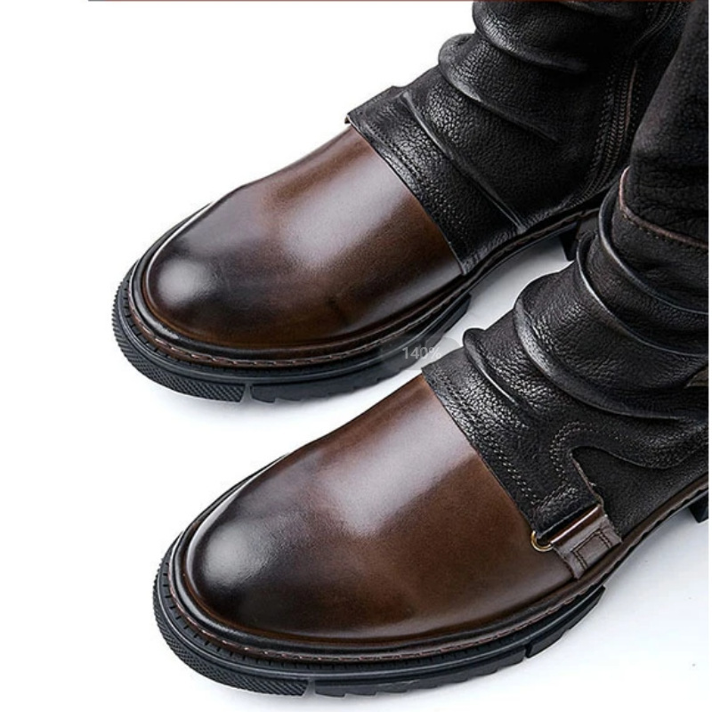 حذاء رجالي من جلد البولي يوريث - مراجعة Leather Work Pants وسعره
