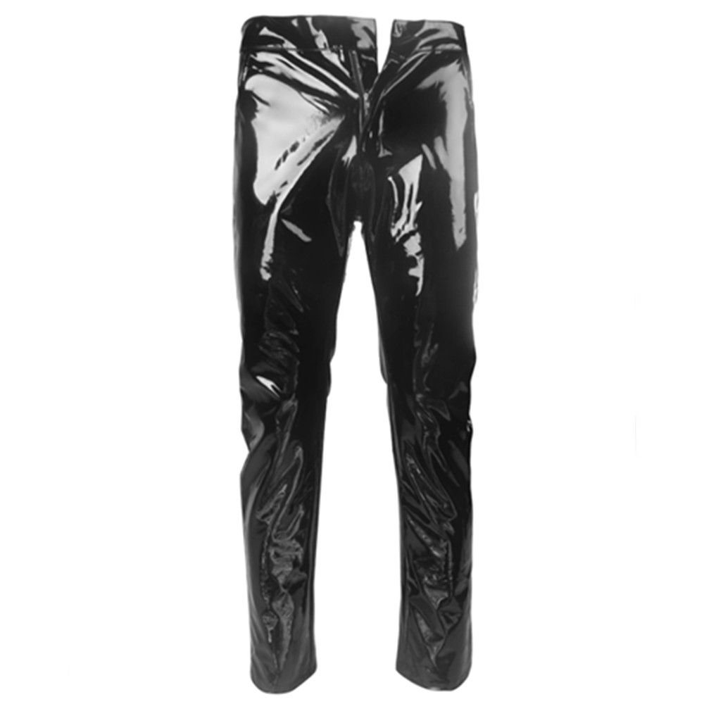 لامعة بولي كلوريد الفينيل اللا - مراجعة Leather Work Pants وسعره