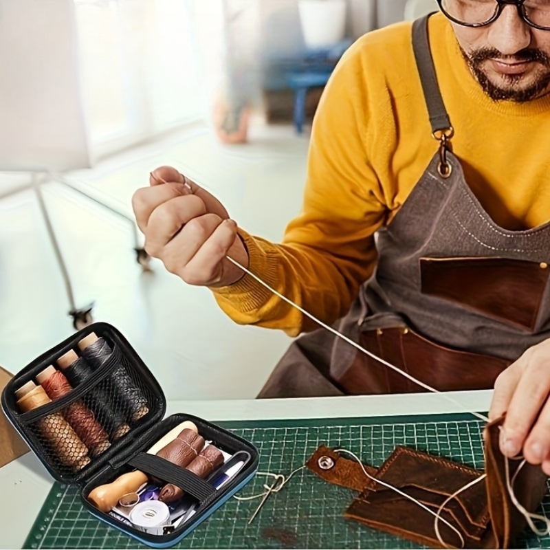 [مجموعة أدوات العمل الجلدية] ط - مراجعة Leather Work Organiser وسعره