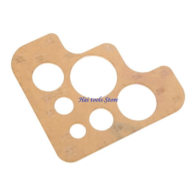 مسطرة قالب الأعمال الجلدية الم - مراجعة Leatherwork Ruler وسعره