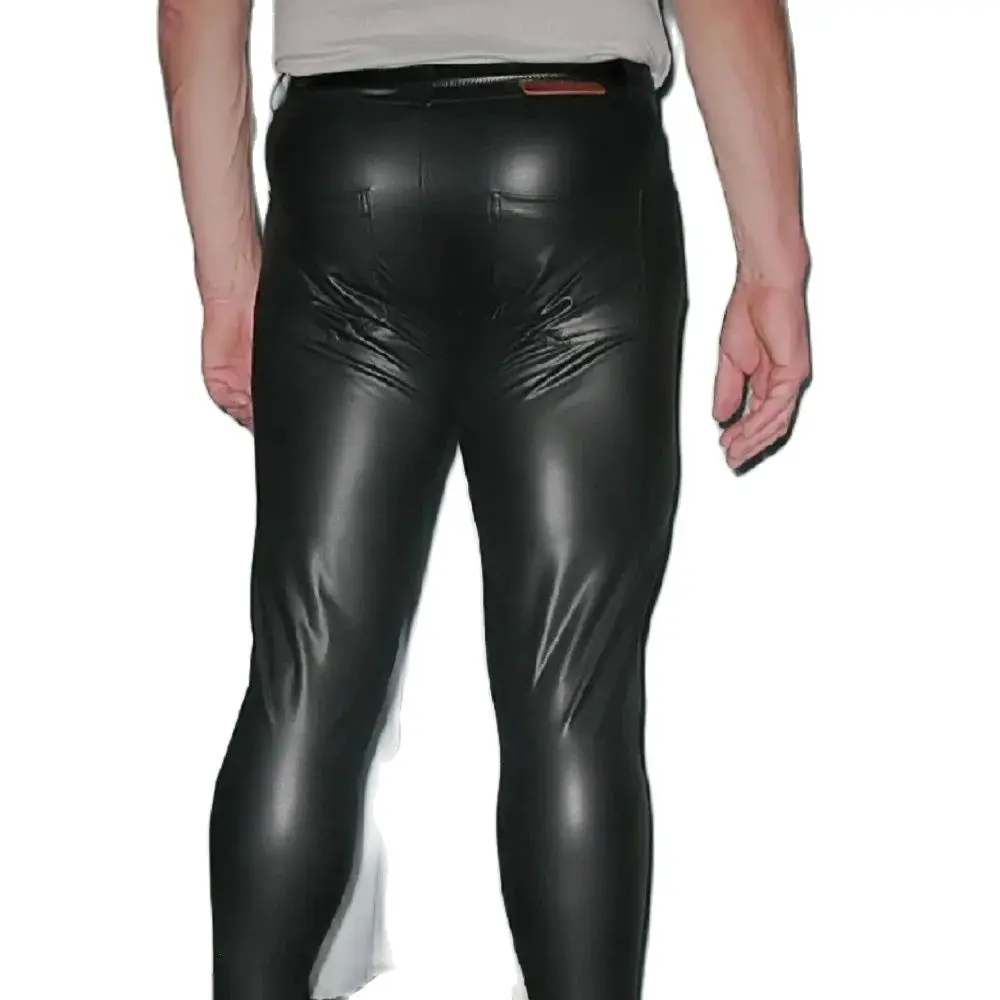 موضة نحيل الجينز مثير بناطيل ك - مراجعة Leather Work Pants وسعره
