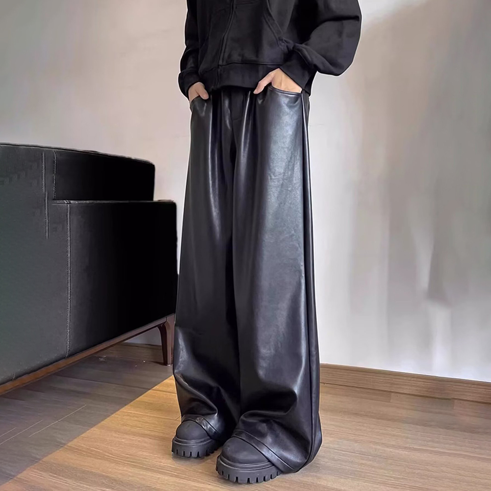 بنطلون رجالي فضفاض بتصميم عتيق - مراجعة Leather Work Pants وسعره