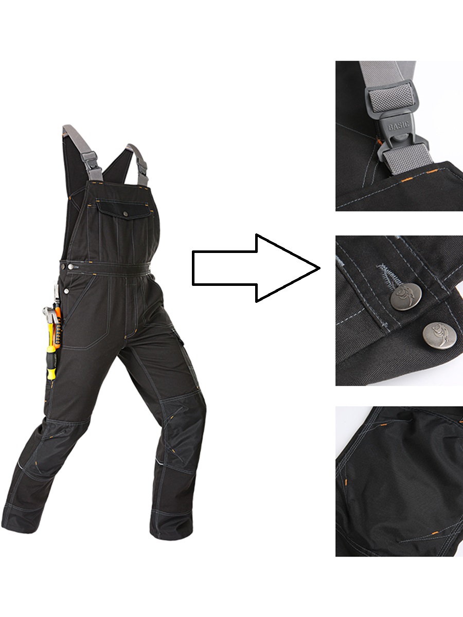الكل في واحد ملابس العمل وزرة  - مراجعة Leather Work Overalls وسعره