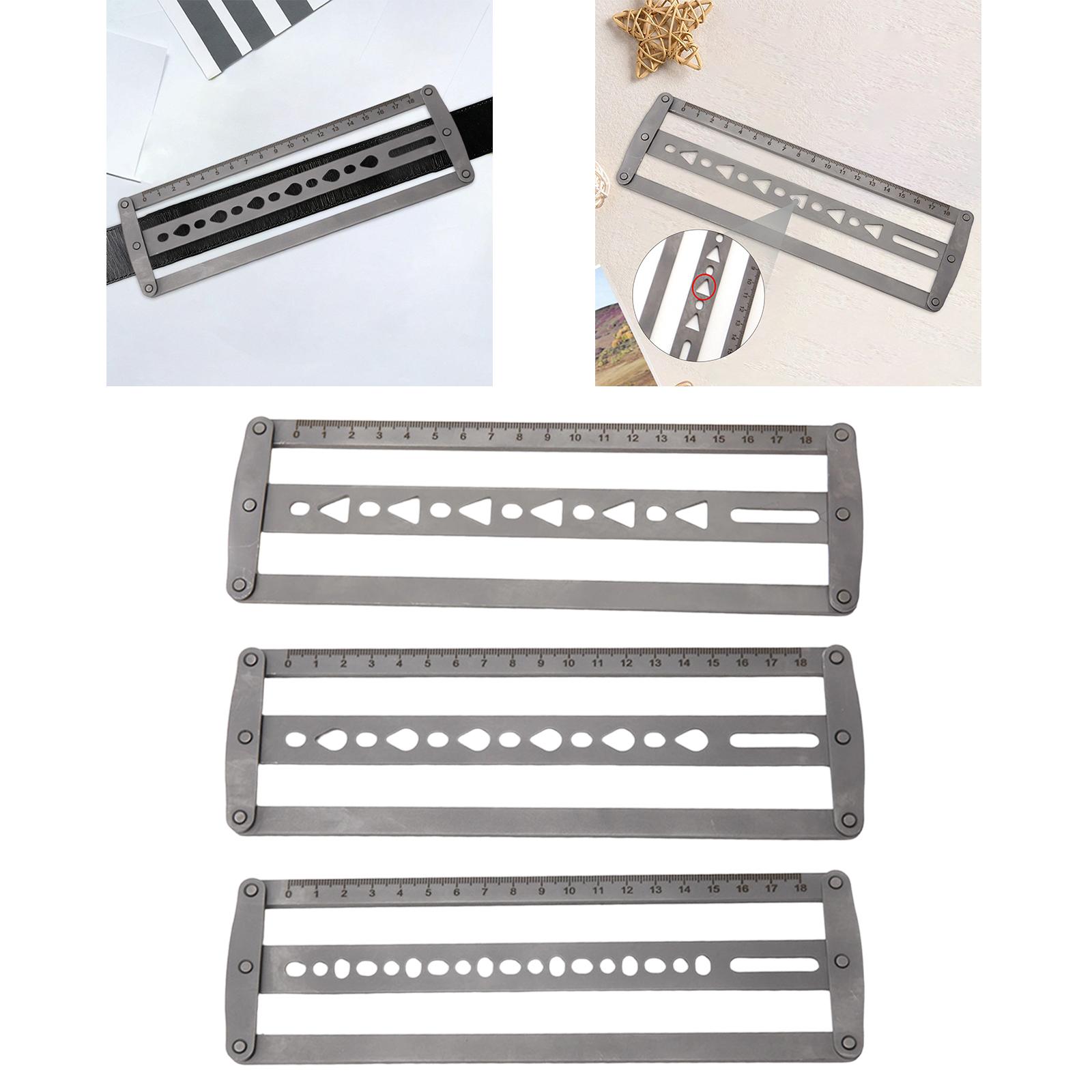 مسطرة مساعدة لتحديد موضع الحزا - مراجعة Leatherwork Ruler وسعره