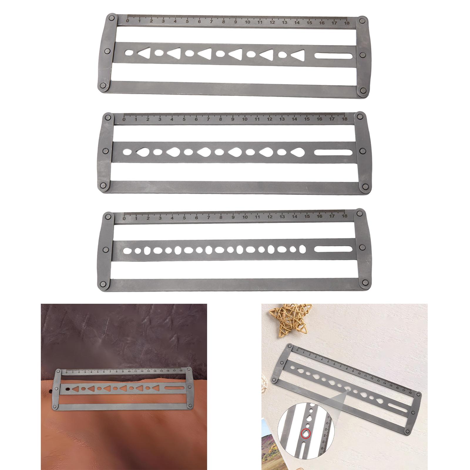 مسطرة مساعدة لتحديد موضع الحزا - مراجعة Leatherwork Ruler وسعره