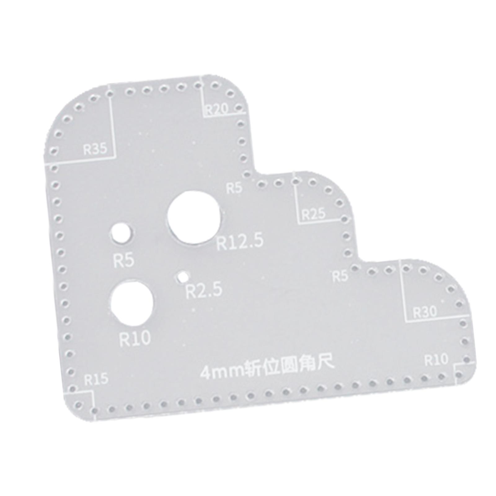 قالب أكريليك للحرف الجلدية، مس - مراجعة Leatherwork Ruler وسعره